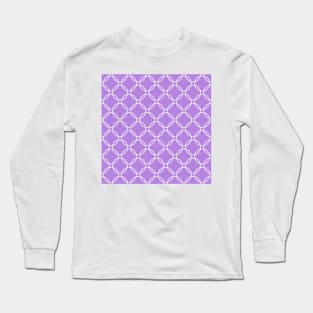 Retro Mid Century Modern Circular Pattern Long Sleeve T-Shirt